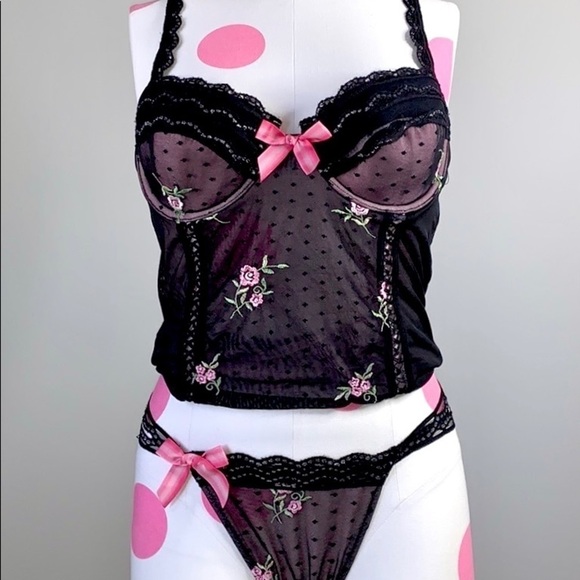 Victoria’s Secret Y2K Mesh Cami and Panty Set - Picture 1 of 11